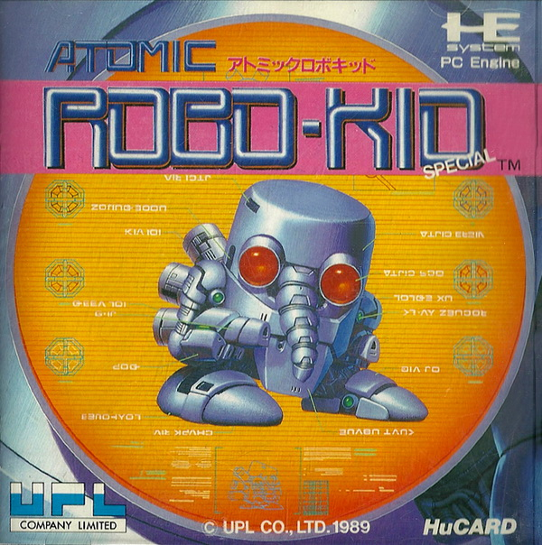 Atomic Robo-kid Special box art for PC Engine
